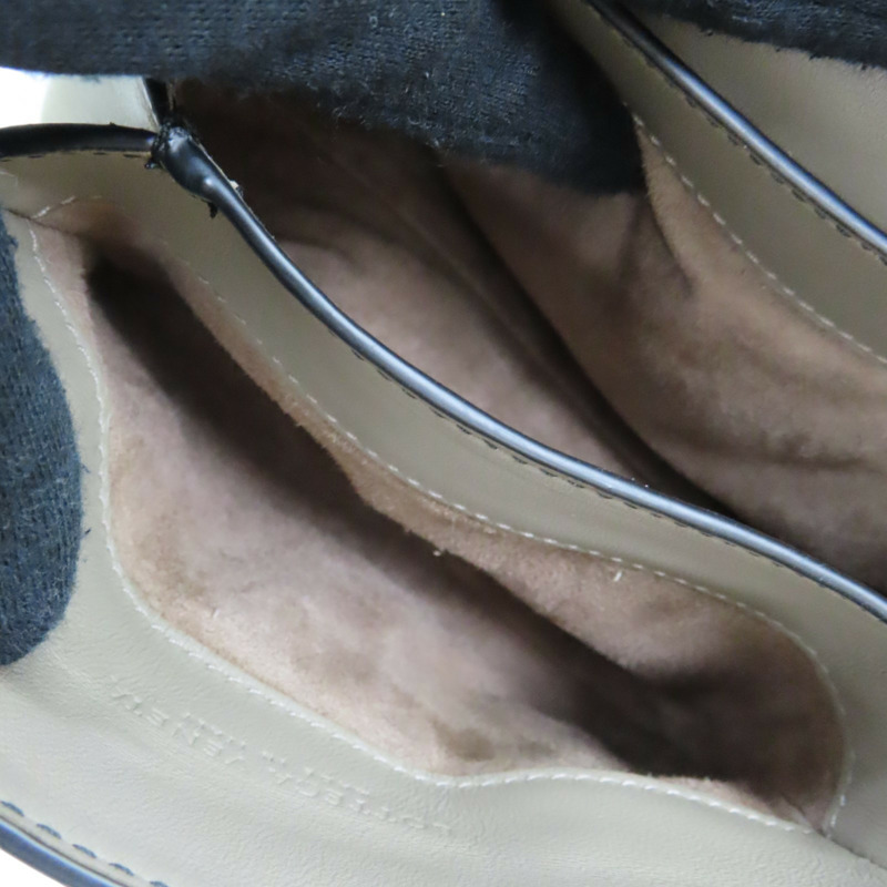 粉膚色/黃色/灰色 牛皮 Mini Piazza 肩背包-4