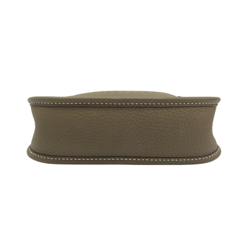 大象灰 TC皮革 Mini Evelyne 肩背包-3