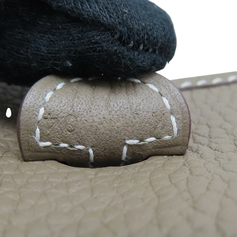 大象灰 TC皮革 Mini Evelyne 肩背包-6