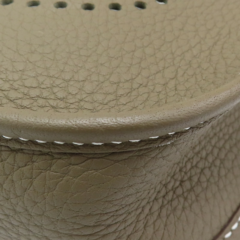 大象灰 TC皮革 Mini Evelyne 肩背包-9