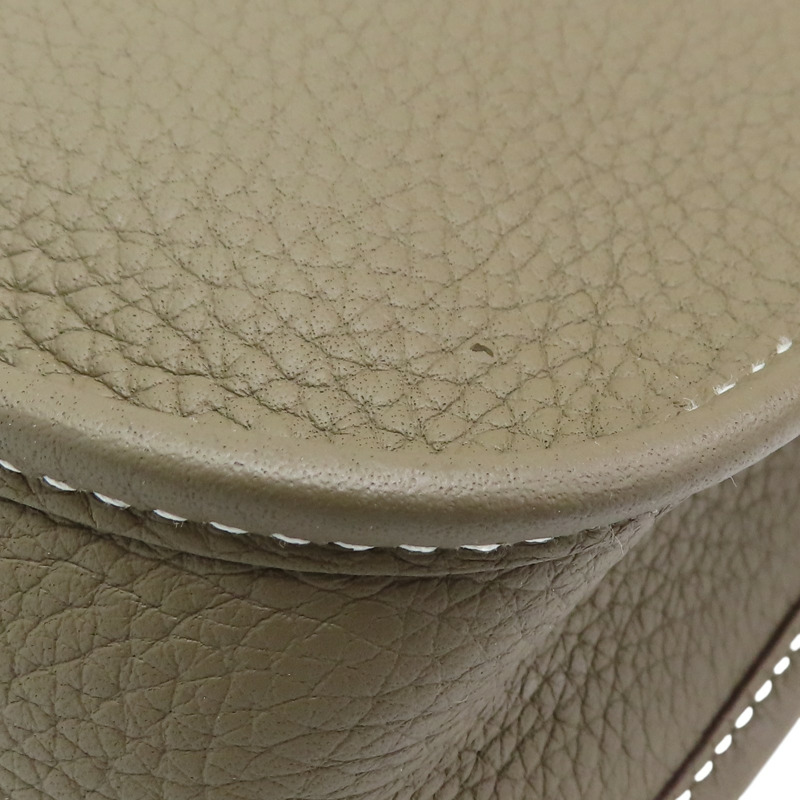 大象灰 TC皮革 Mini Evelyne 肩背包-11