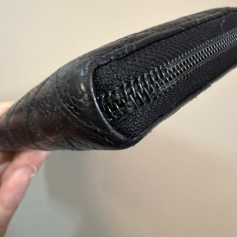 🌸（限時特價🉐）【CHANEL 經典Caviar 荔枝皮菱格紋拉鍊長夾】-13