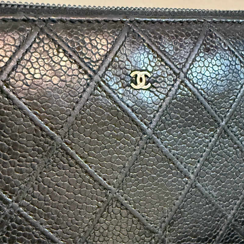 🌸（限時特價🉐）【CHANEL 經典Caviar 荔枝皮菱格紋拉鍊長夾】-27