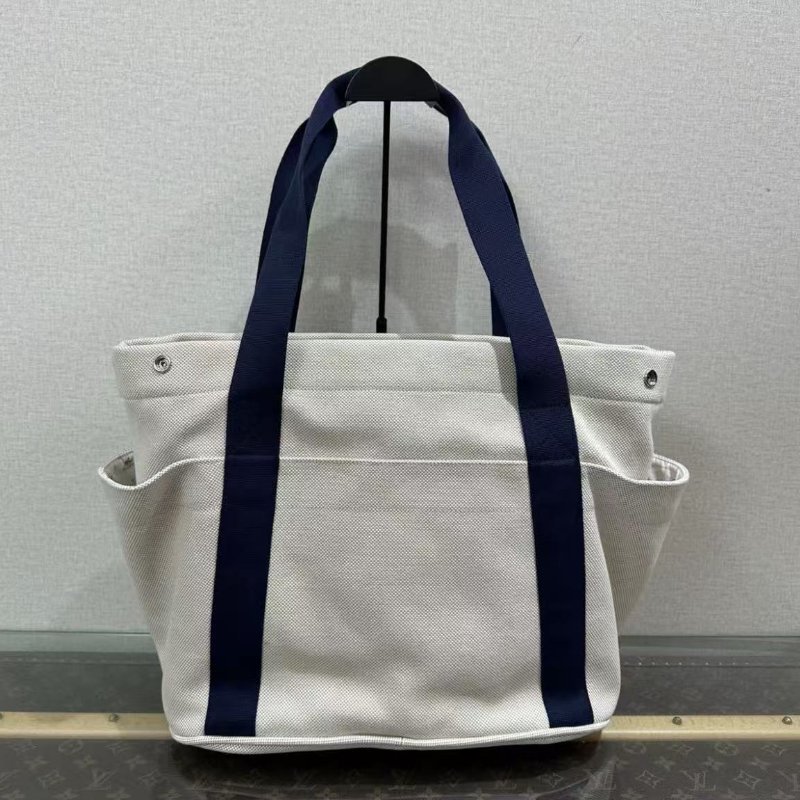 ✨HERMES Cabriole napp帆布三件套媽咪手提肩背包 37*32*18 全新閒置-2