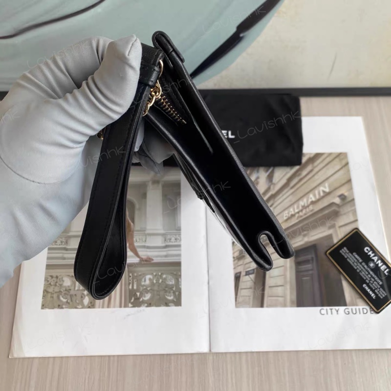 CHANEL PVC 編織毛格紋 手提包-4