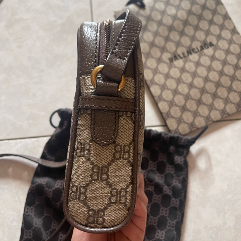 Balenciaga ft Gucci 聯名斜背包-5