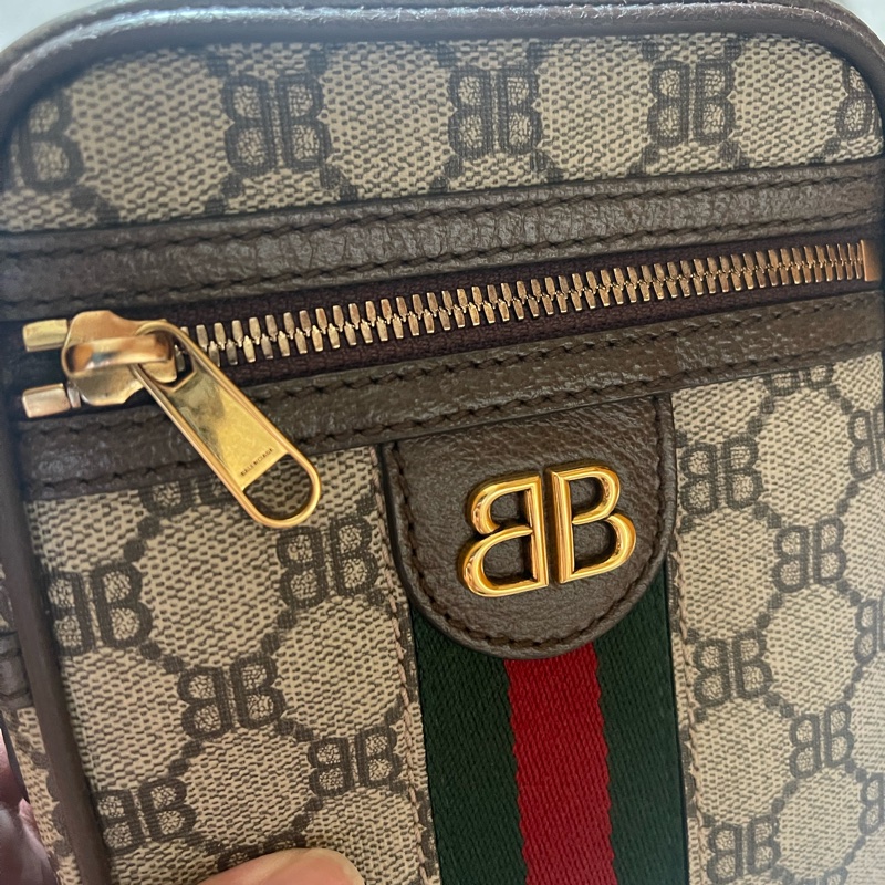 Balenciaga ft Gucci 聯名斜背包-13