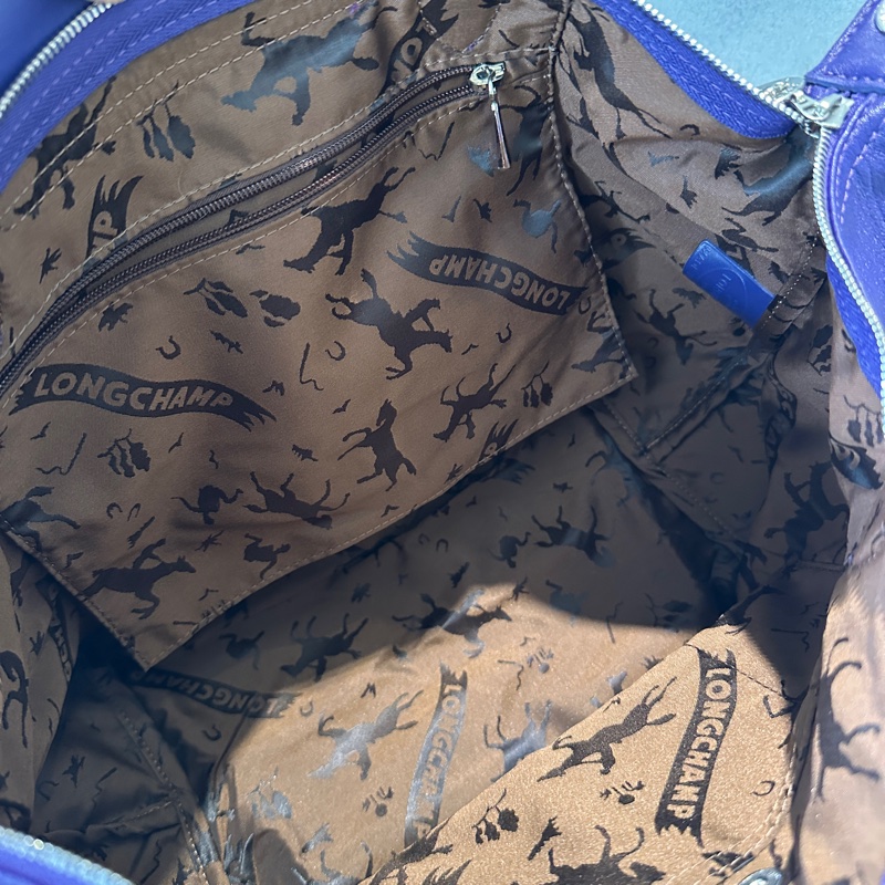 Longchamp LE PLIAGE XTRA 手提包 S 小號 皮革 紫色-9