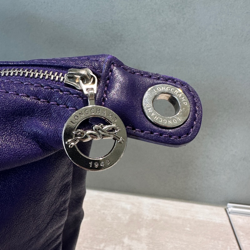 Longchamp LE PLIAGE XTRA 手提包 S 小號 皮革 紫色-18