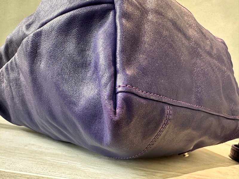 Longchamp LE PLIAGE XTRA 手提包 S 小號 皮革 紫色-23