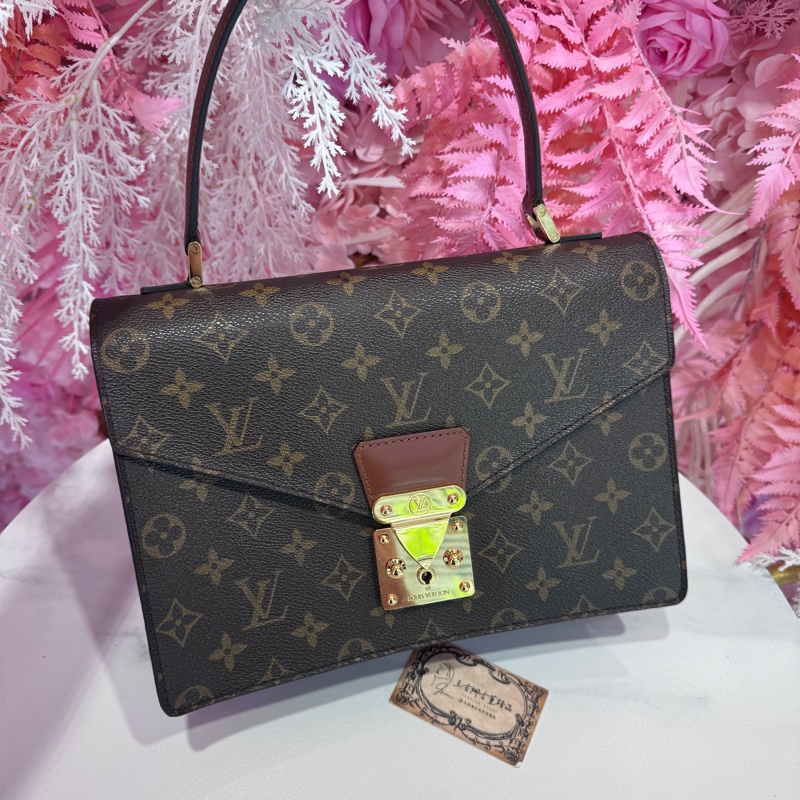 LV 協和廣場肩背包/王吉娜古董精品-0