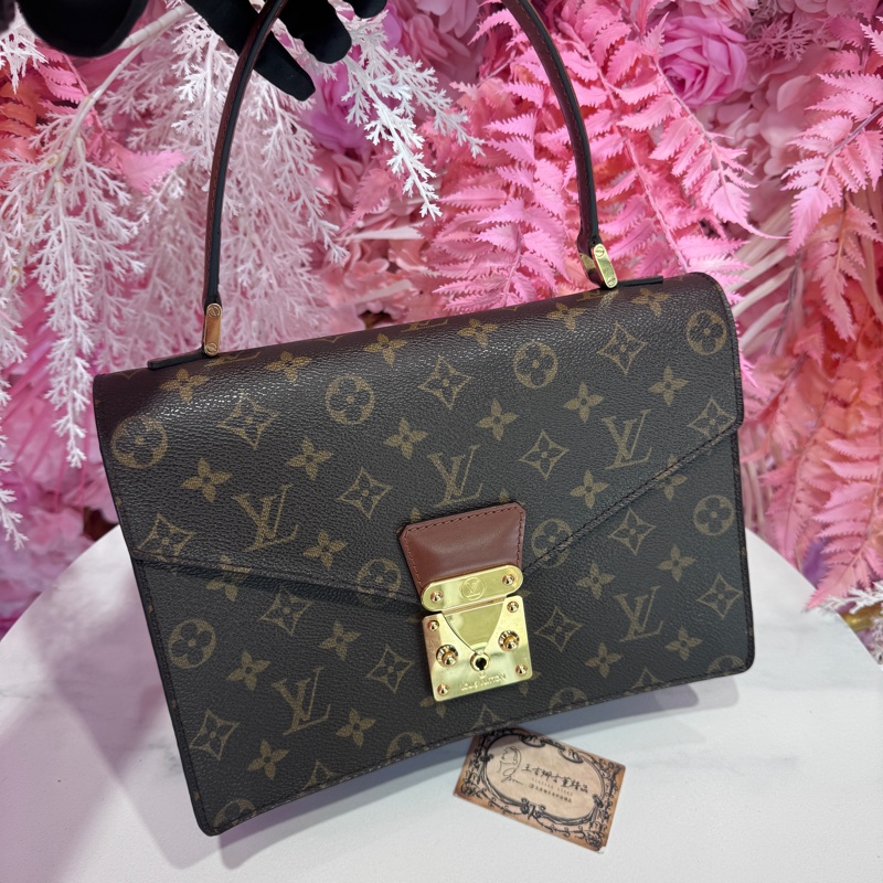 LV 協和廣場肩背包/王吉娜古董精品-4