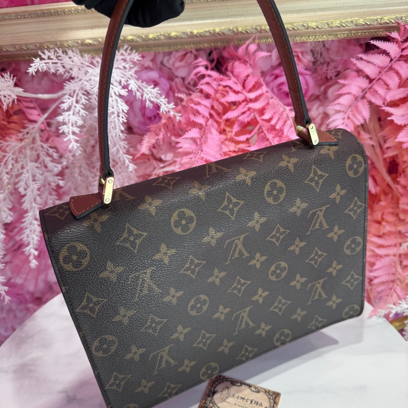 LV 協和廣場肩背包/王吉娜古董精品-7