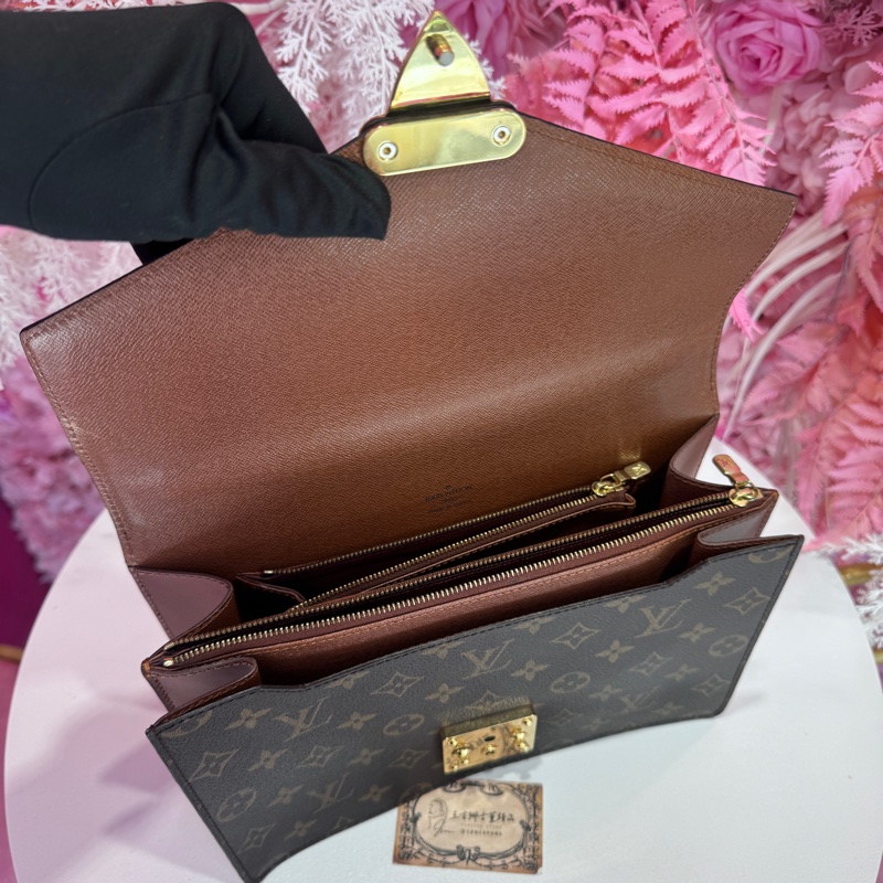 LV 協和廣場肩背包/王吉娜古董精品-8