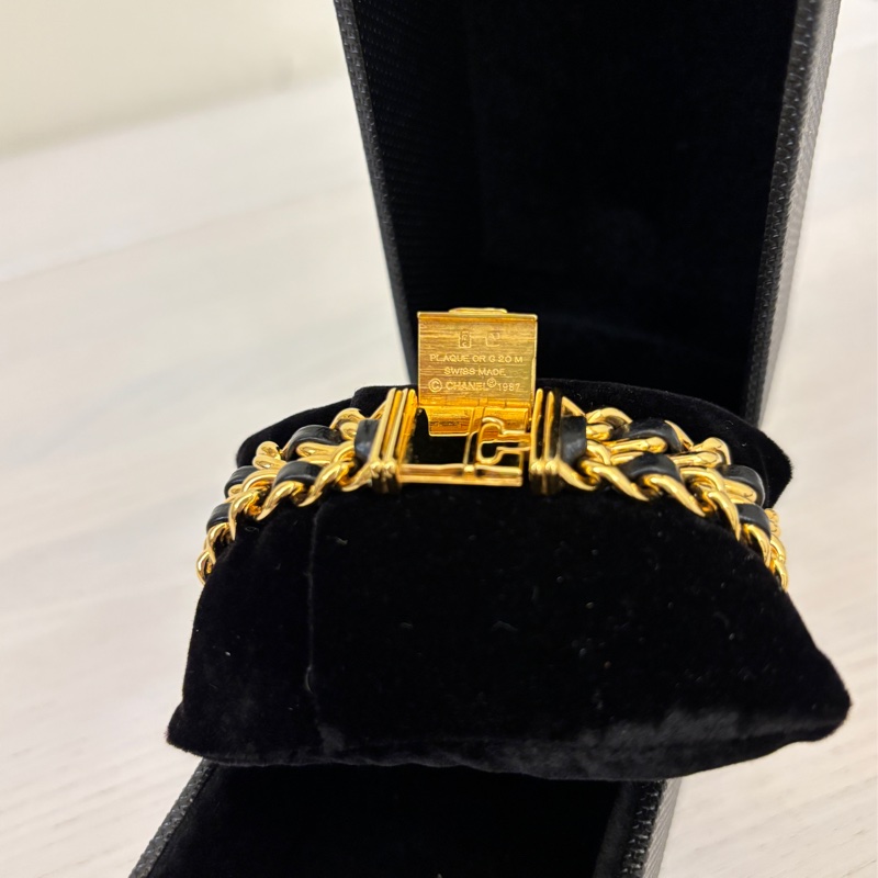 Chanel PREMIÈRE 腕錶/金色皮穿鍊/八角石英/M號/首映錶-2