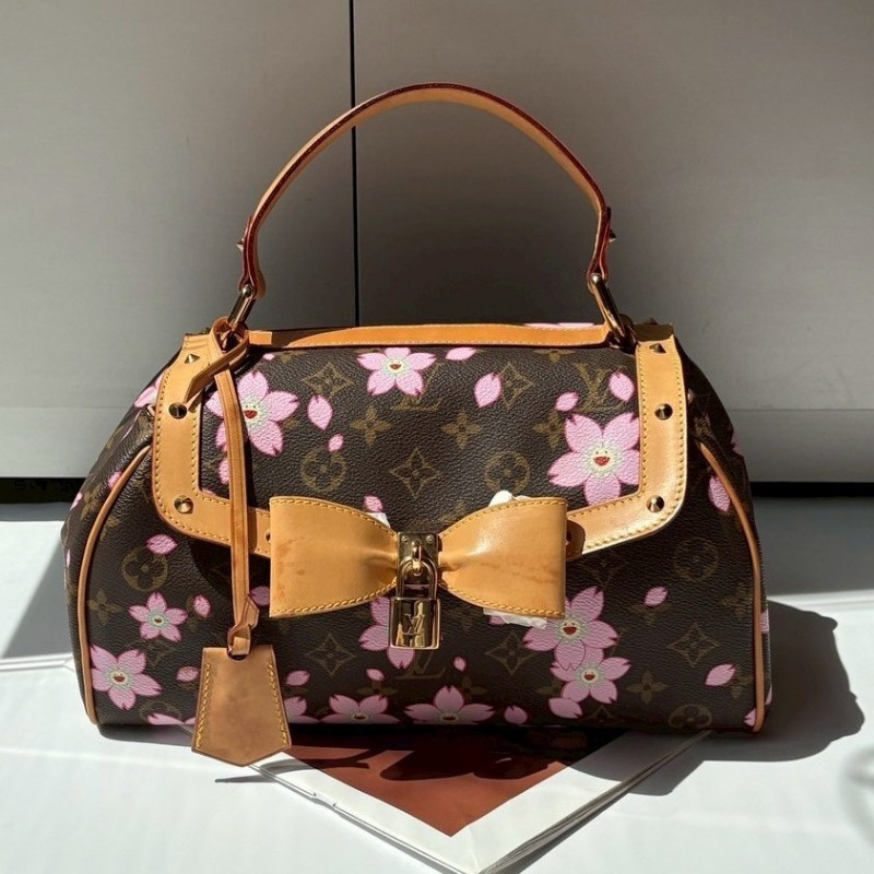 LV 限量原花櫻花公主提包-0