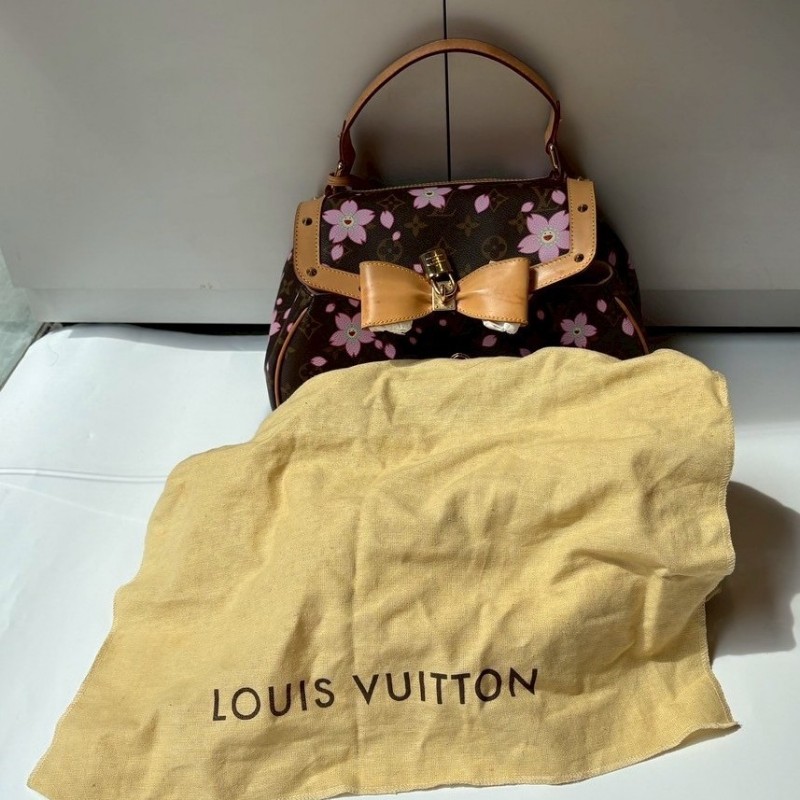 LV 限量原花櫻花公主提包-4