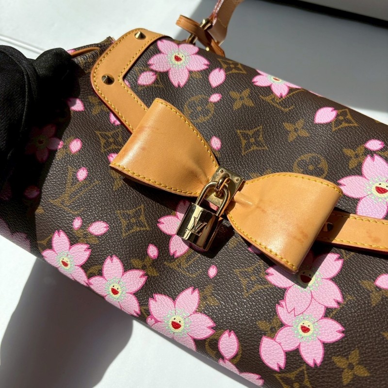 LV 限量原花櫻花公主提包-5