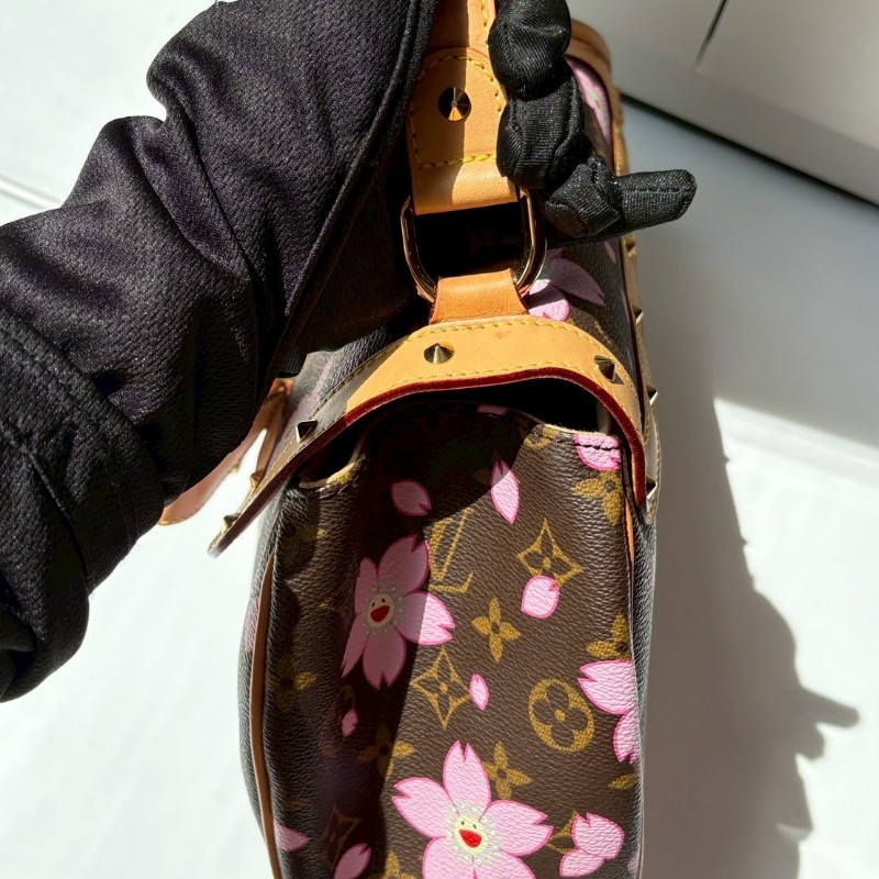 LV 限量原花櫻花公主提包-10