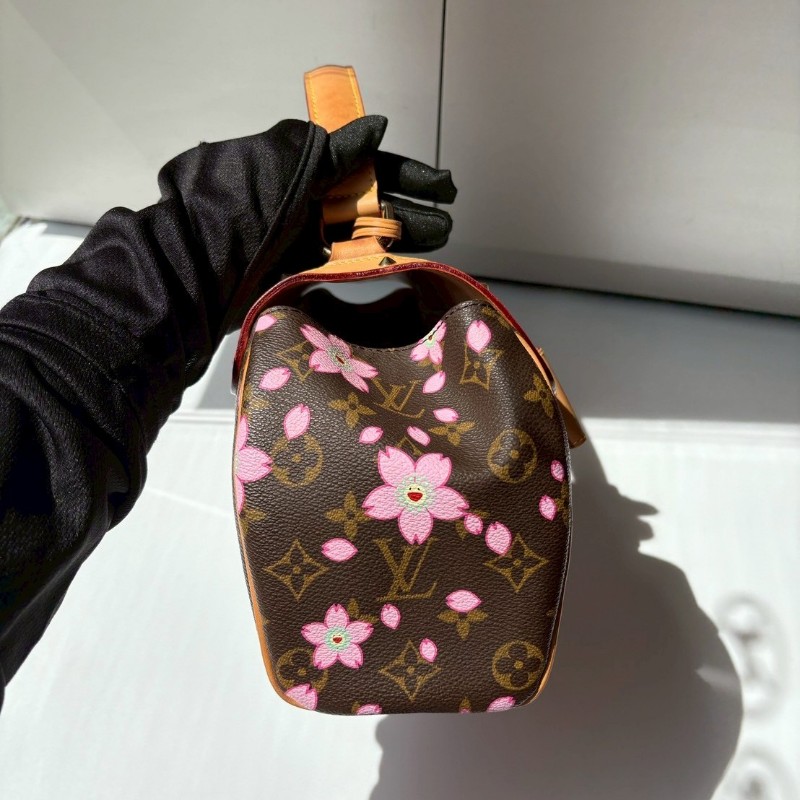 LV 限量原花櫻花公主提包-12