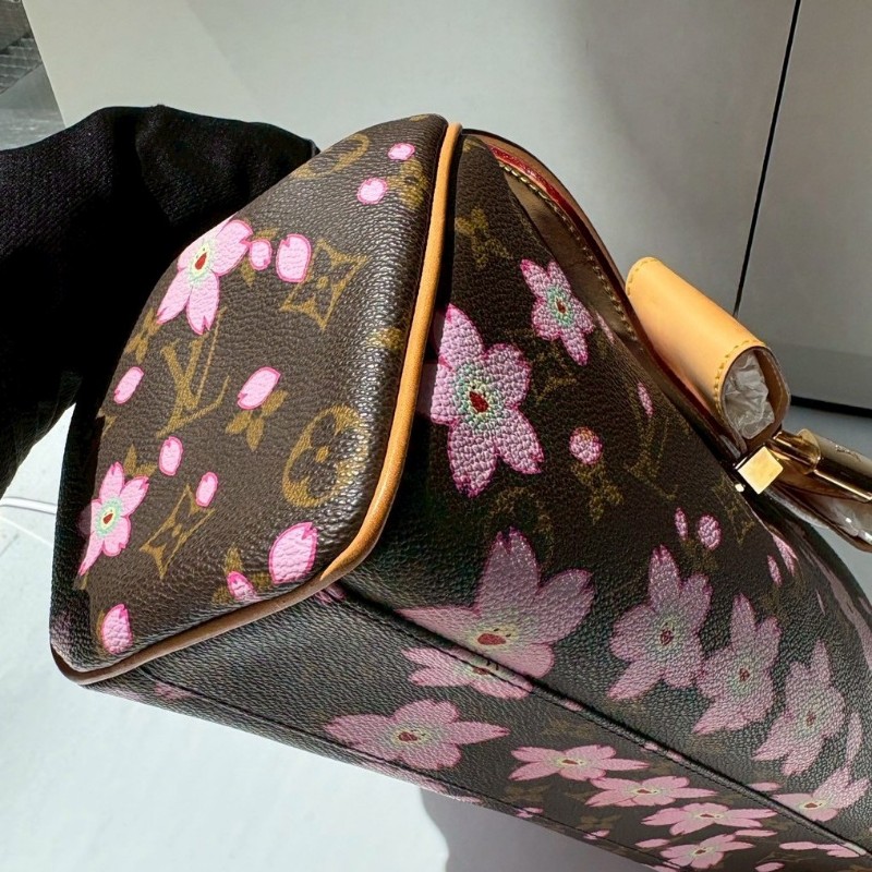 LV 限量原花櫻花公主提包-13