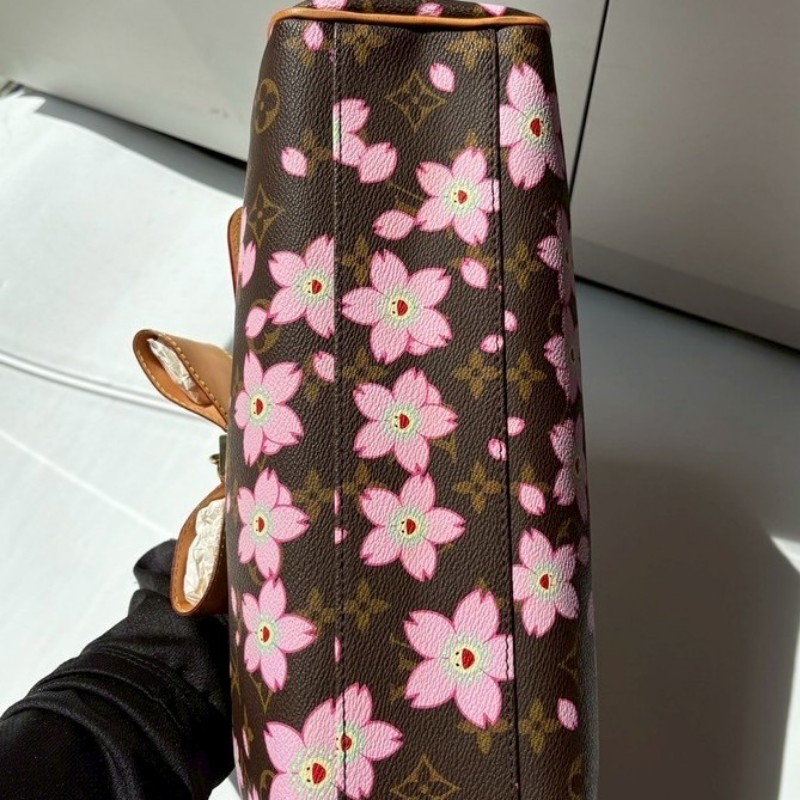 LV 限量原花櫻花公主提包-14