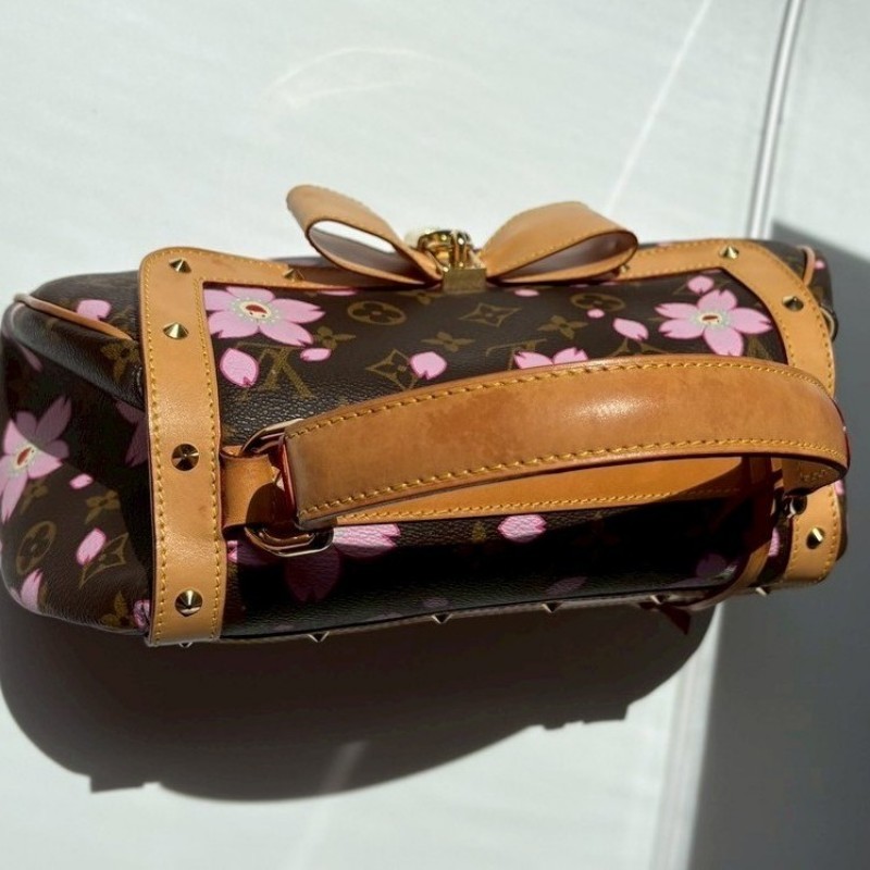 LV 限量原花櫻花公主提包-16