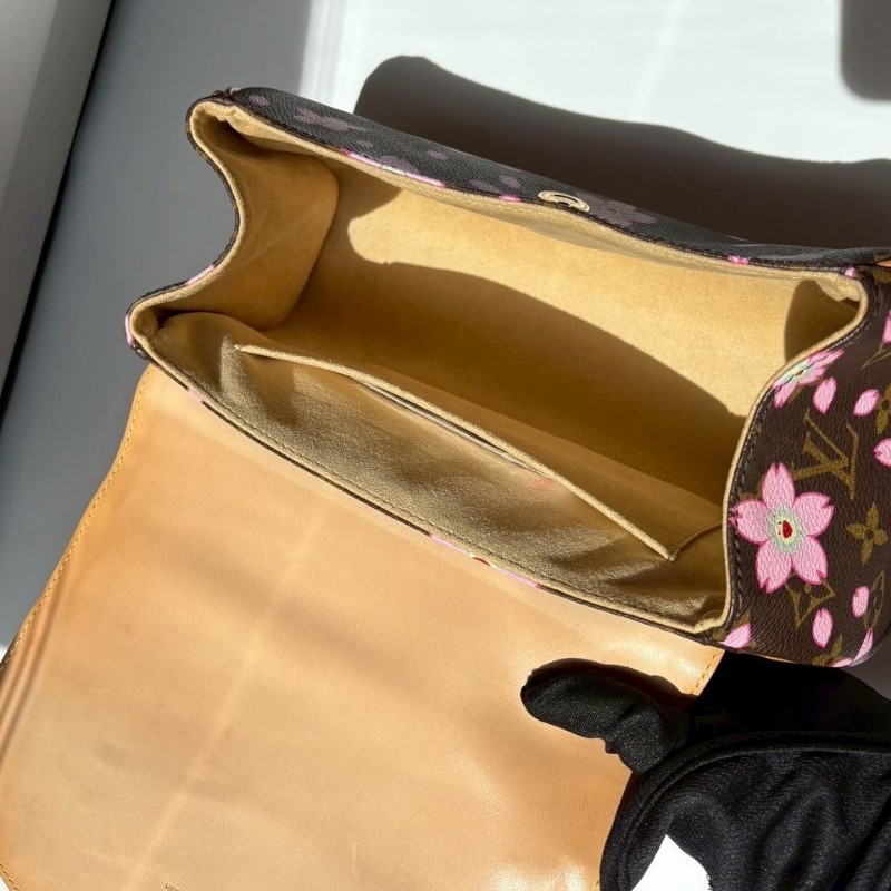 LV 限量原花櫻花公主提包-18