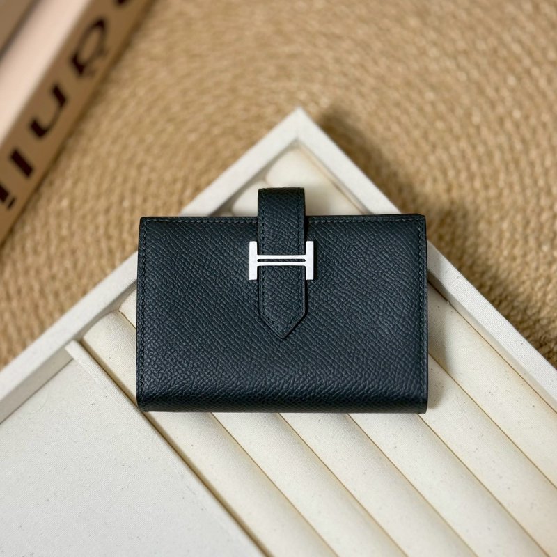 (🤍已售出/可私訊預定)🏷Hermes．Bearn 卡夾零錢包-0