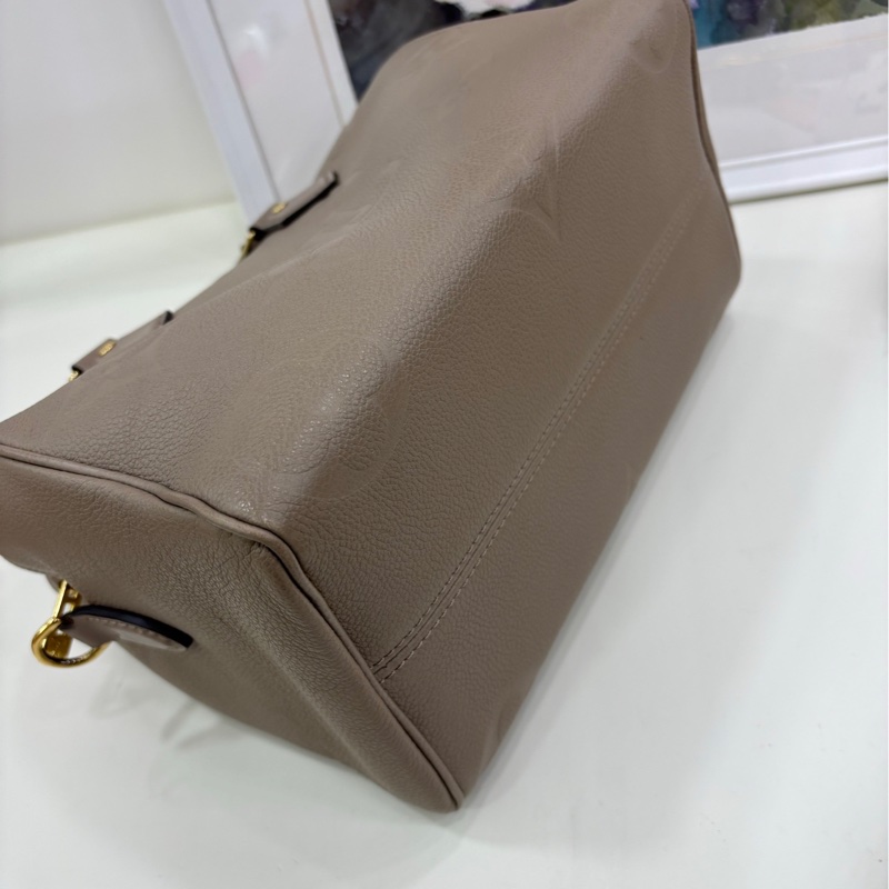 LV|speedy25 大象灰全皮壓紋 2022年購證-5