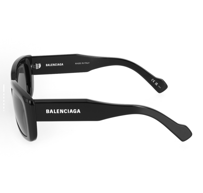 Balenciaga巴黎世家 側面Logo方形 太陽眼鏡 男女同款-1
