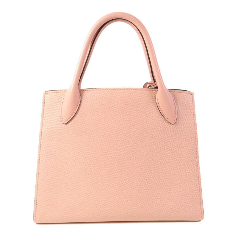 PRADA Saffiano皮革Monochrome金扣手挽肩背兩用袋-1
