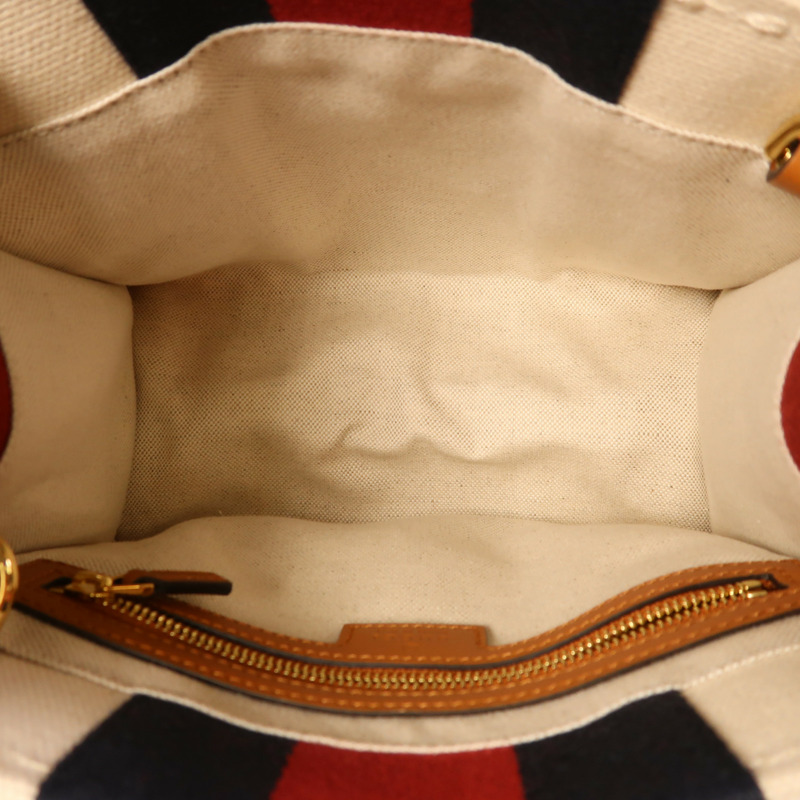 GUCCI 帆布Interlocking Tote金扣手挽肩背兩用袋-4