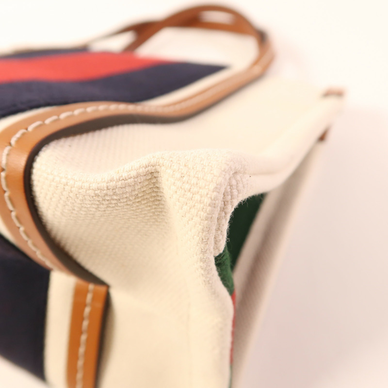 GUCCI 帆布Interlocking Tote金扣手挽肩背兩用袋-10