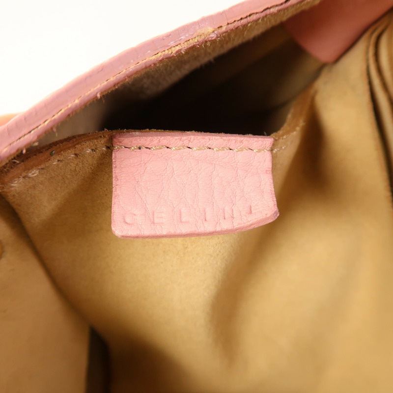 CELINE 牛皮皮革Shoulder Bag金扣肩背袋-5