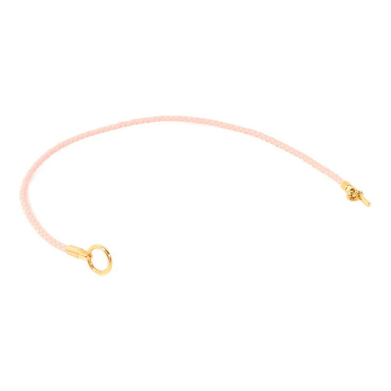 HERMES 牛皮皮革Glenan Double Tour Bracelet金扣手帶-4