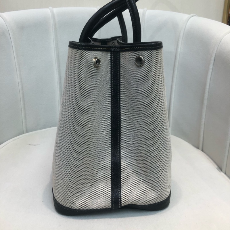 Hermes GP36 黑白布拼皮 XB596-4