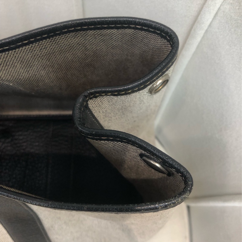 Hermes GP36 黑白布拼皮 XB596-7