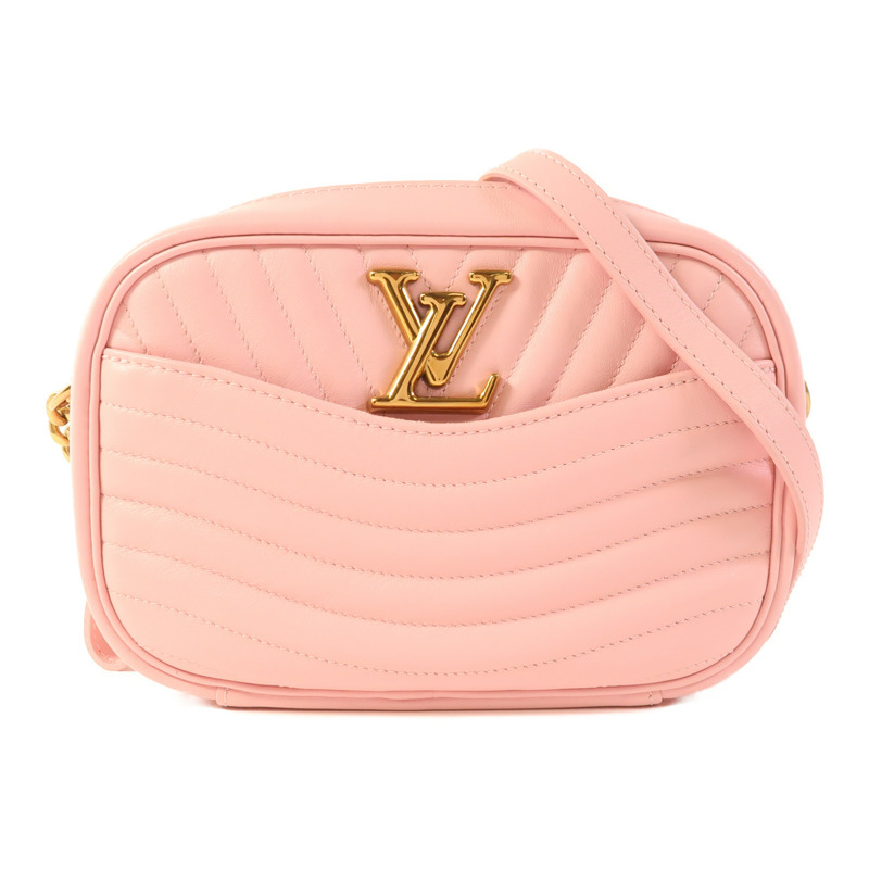 LOUIS VUITTON 牛皮皮革New Wave Camera Bag金扣肩背袋-0
