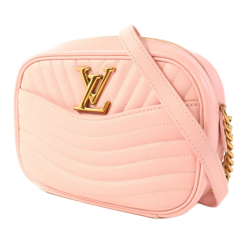 LOUIS VUITTON 牛皮皮革New Wave Camera Bag金扣肩背袋-2