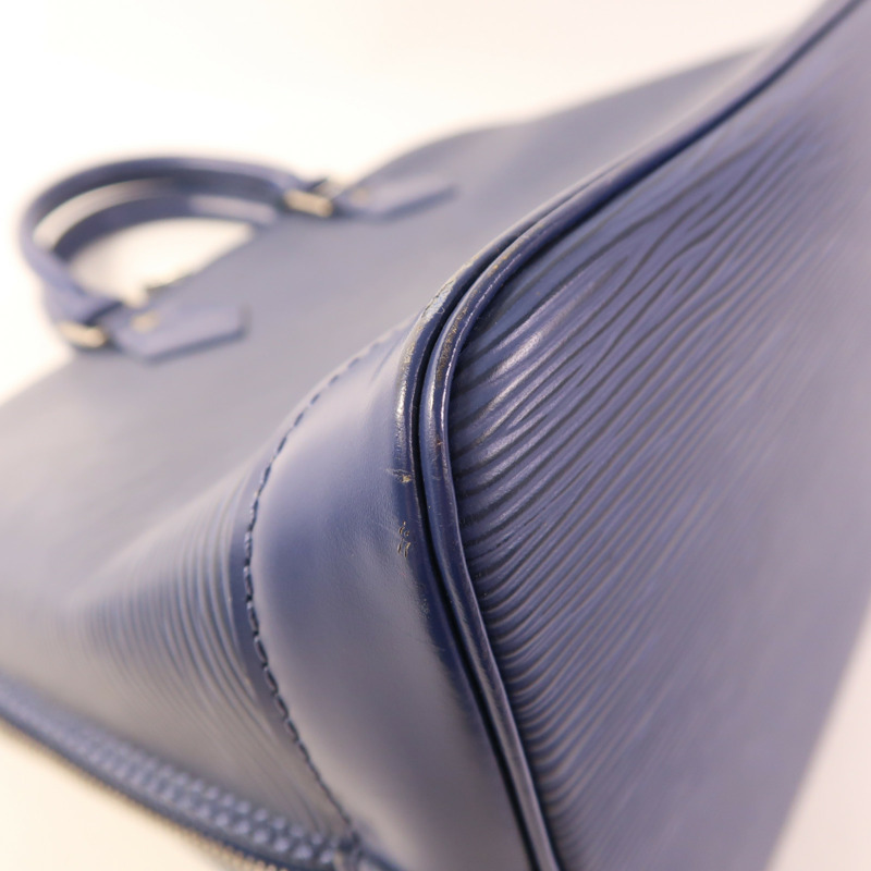 LOUIS VUITTON Epi Alma PM銀扣手挽袋-11