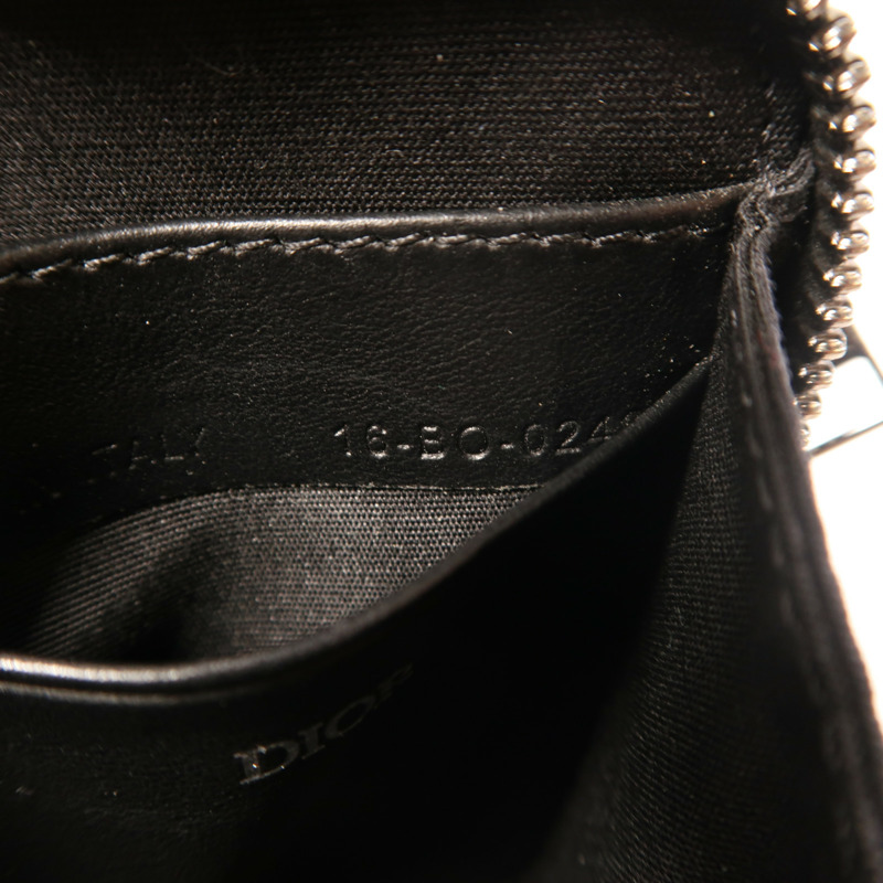 Dior 塗層帆布Zipped Pouch With Strap銀扣肩背袋-7