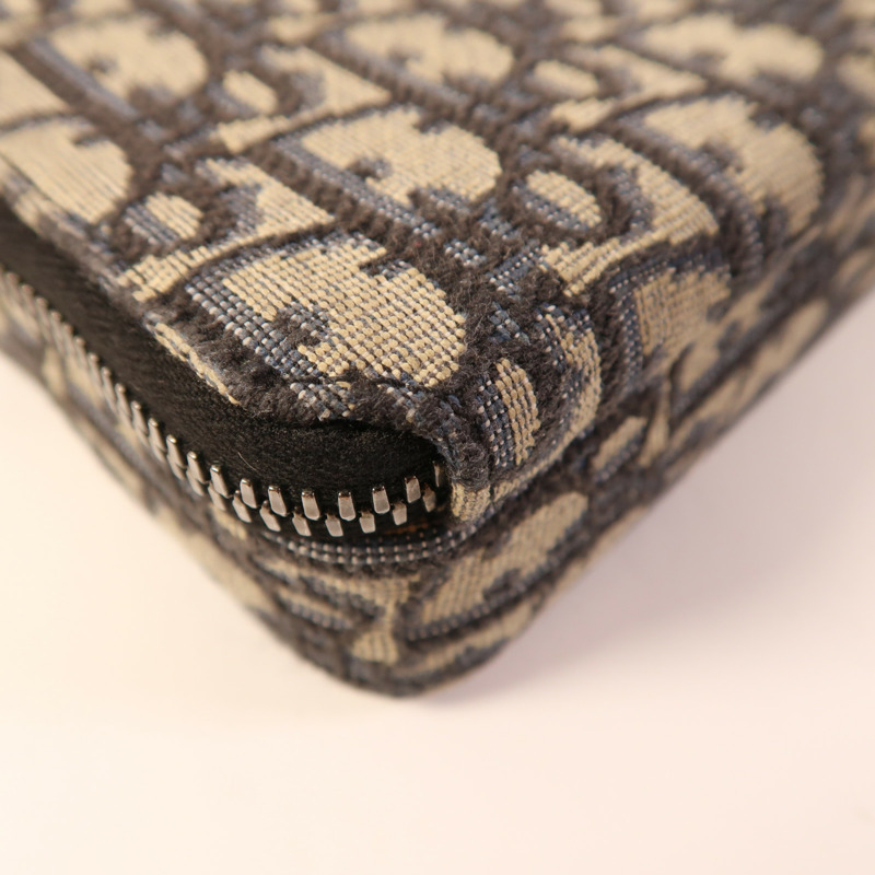 Dior 塗層帆布Zipped Pouch With Strap銀扣肩背袋-11
