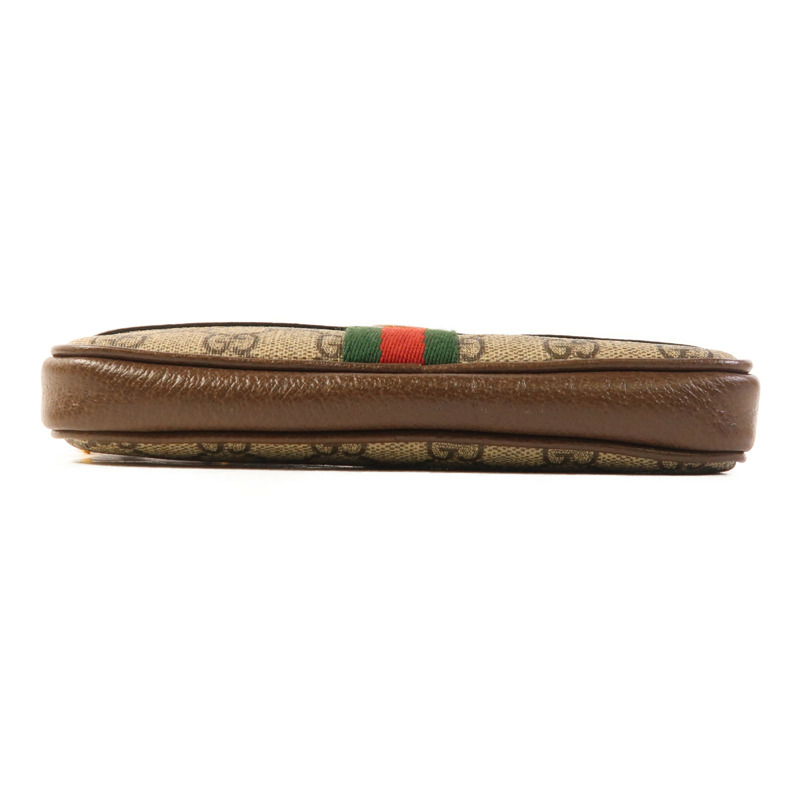 GUCCI 塗層帆布Shoulder Bag金扣肩背袋-3