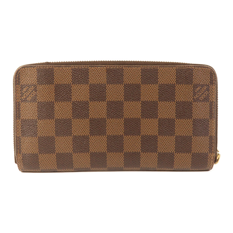 LOUIS VUITTON Damier Zippy Long Wallet金扣長錢包-1