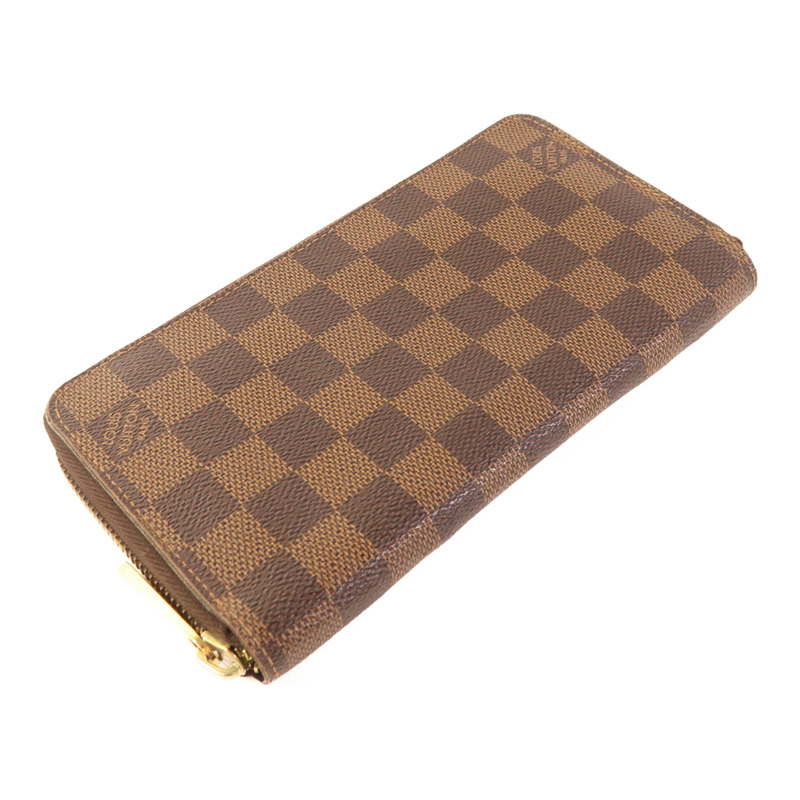 LOUIS VUITTON Damier Zippy Long Wallet金扣長錢包-2