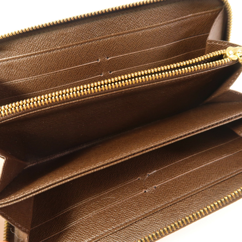 LOUIS VUITTON Damier Zippy Long Wallet金扣長錢包-4