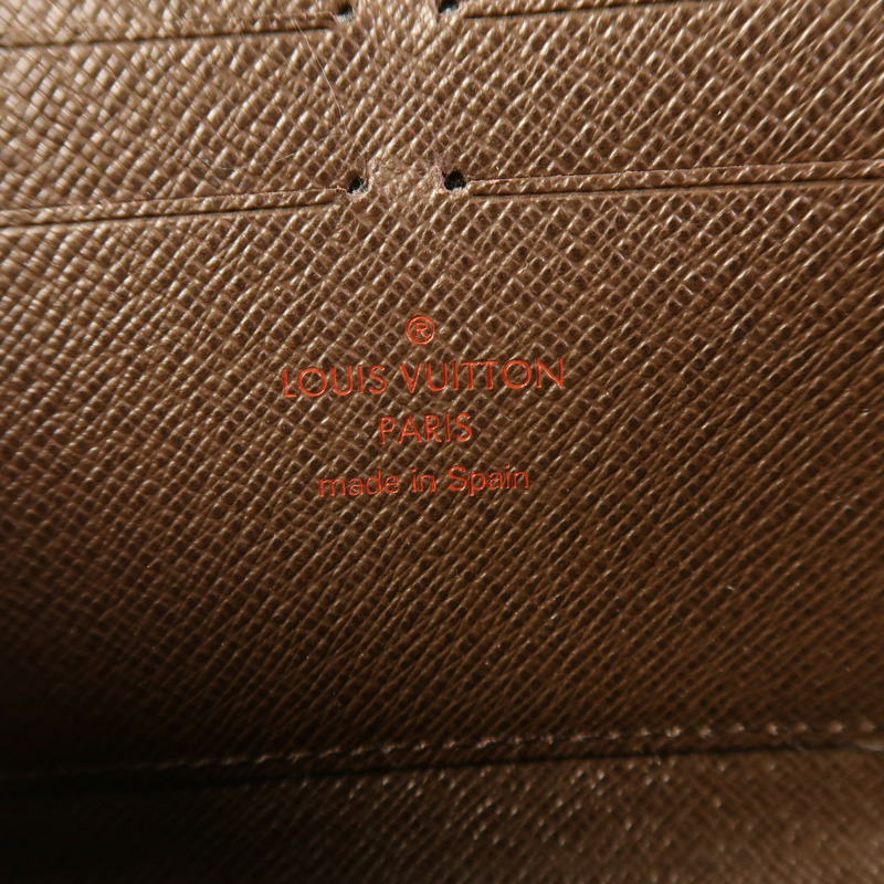 LOUIS VUITTON Damier Zippy Long Wallet金扣長錢包-5