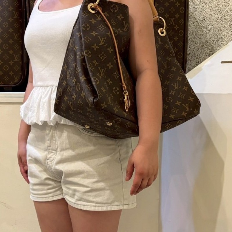 LV 老花單把肩側包 城市包 Artsy-4