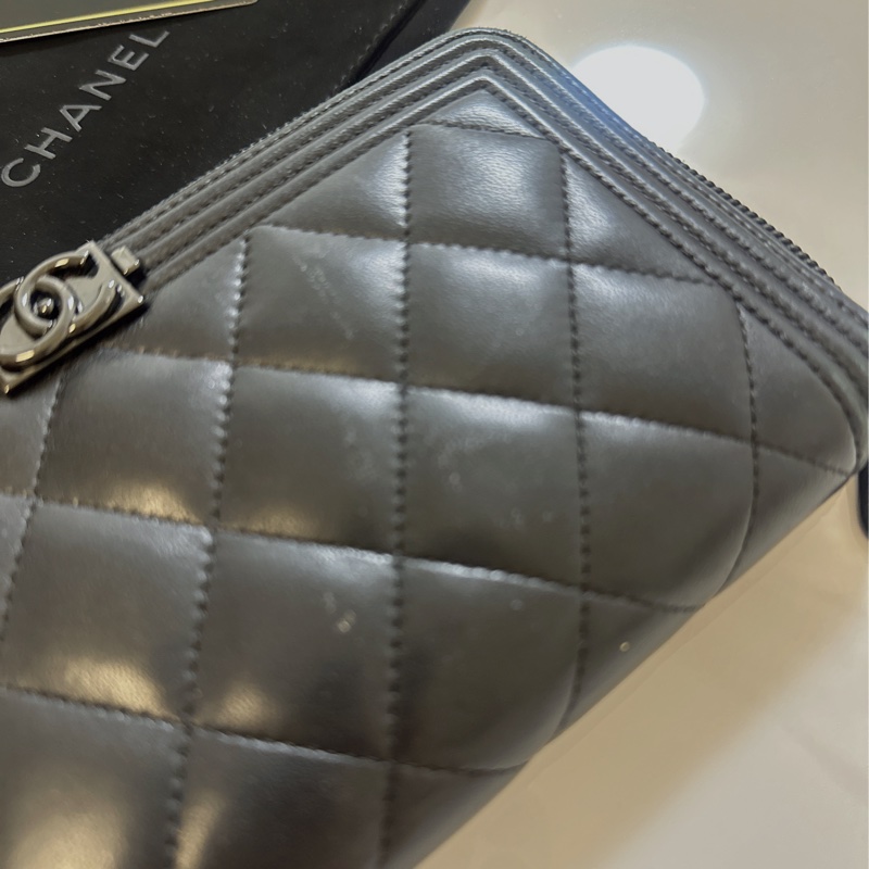 香奈兒長夾（黑釦）-2